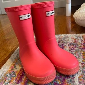 Hot Pink Hunter Boots